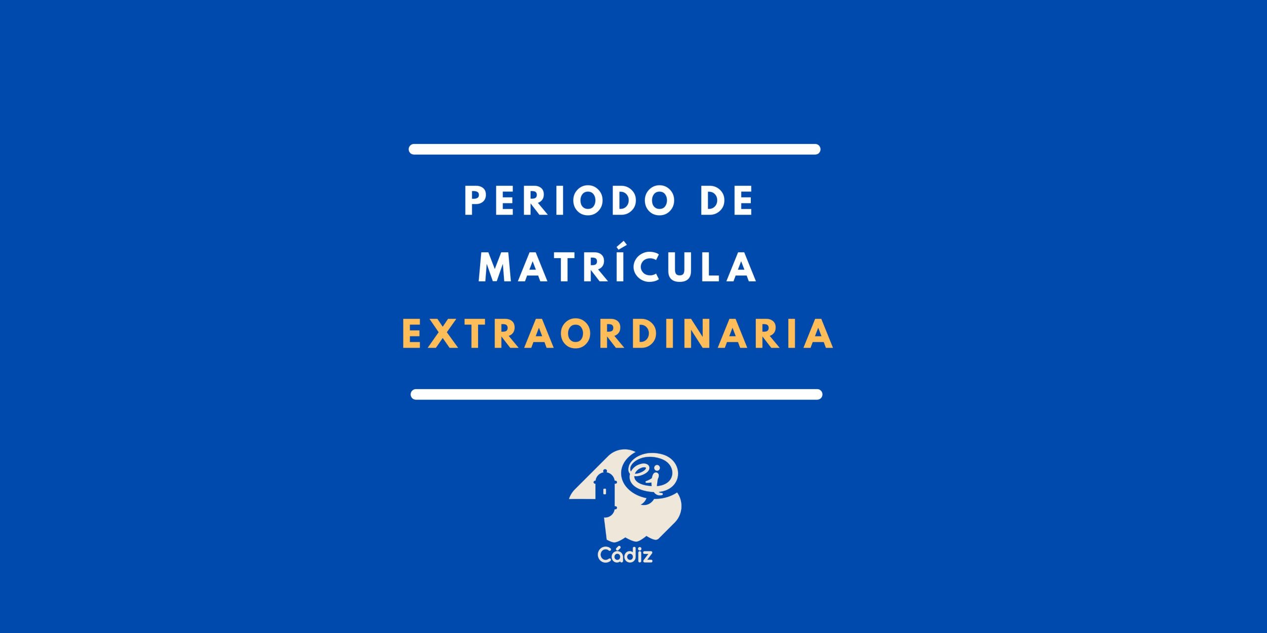 Matrícula septiembre